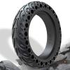 GLDYTIMES 60/70-6.5 Solid Tire, 10x2.5 Tubeless Tyre Replacement for Segway Ninebot Max G30P G30LP Gotrax G5 G6 Hiboy Titan Pro MAX3 Electric Scooter, 10x2.50-6.5 10 Inch Honeycomb Front Rear Wheels view 1