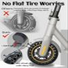 GLDYTIMES 60/70-6.5 Solid Tire, 10x2.5 Tubeless Tyre Replacement for Segway Ninebot Max G30P G30LP Gotrax G5 G6 Hiboy Titan Pro MAX3 Electric Scooter, 10x2.50-6.5 10 Inch Honeycomb Front Rear Wheels view 4