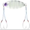 JACKALL Bumbles Jig Throw, 8.8 oz (250 g), Silver Glow Stripe view 1