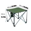 Camping Table Chairs Oxford Cloth Folding Table and Chair Set, Camping Picnic Table with Cup Holder and Tote Bag, Suitable for Courtyard Garden (Color : 3-Piece Set) view 4