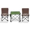 Camping Table Chairs Portable Folding Tables and Chairs, Durable Oxford Cloth Outdoor Camping Picnic Table, Multifunctional Courtyard Garden Table (Color : 2 in 1) view 1