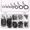 75Pcs Fishing Rod Guides Rod Tip Repair Kits Ceramics High Carbon Stainless Steel Guide Mixed 8 Sizes Repair Tackles Eyelets Replacement Accessories with Tackle Box view 1