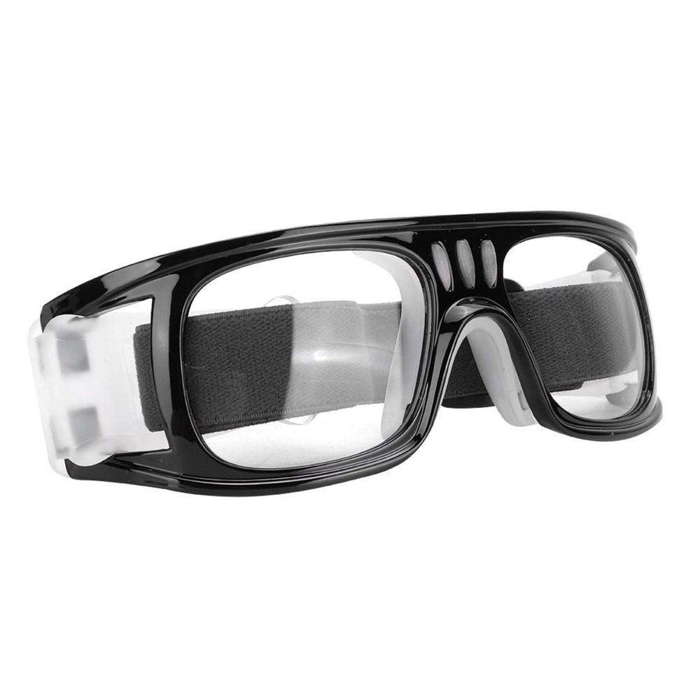 OUKENS Sports Goggles, Protective Safety Glasses Outdoor Sports Goggles Anti Fog Shock Collision Protective Glasses Frame for Basketball Football Training