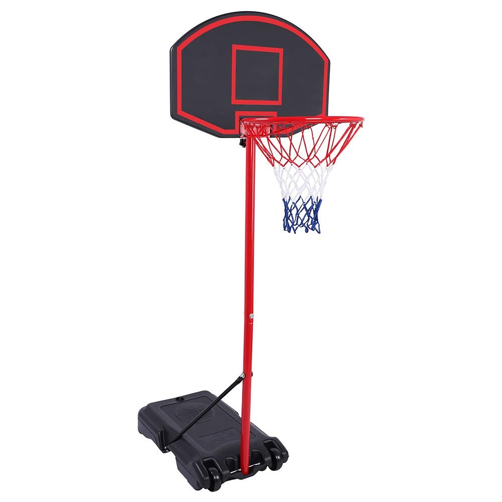 Ochine Basketball Hoop Basketball System Portable Basketball Goal Basketball Equipment with Adjustable Height 5.2ft to 7ft Backboard Stable Base and Wheels for Youth and Adults (Ship from USA)