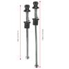Bike Axle Quick Release Skewer, Aluminum Alloy Road Bike Anti Theft Quick Release Secure Lock Skewers Set Cycling Wheels Locking(Black) view 4