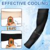 beister 6 Pairs UV Protection Cooling Arm Sleeves for Women Men, Long Sunblock Protective Cycling Arm Cover (One size fit all, 6 Pairs (Black/White/Grey)) view 3