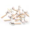HZFLY 12 Pcs Bat Keychain with Wooden Bat and Lobster Clasp, Mini 3 Inch Wooden Baseball Keychain, Perfect Team Souvenir, Sports Athletic Prize view 3