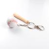 HZFLY 12 Pcs Bat Keychain with Wooden Bat and Lobster Clasp, Mini 3 Inch Wooden Baseball Keychain, Perfect Team Souvenir, Sports Athletic Prize view 4