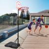 Ochine Basketball Hoop Basketball System Portable Basketball Goal Basketball Equipment with Adjustable Height 5.2ft to 7ft Backboard Stable Base and Wheels for Youth and Adults (Ship from USA) view 3