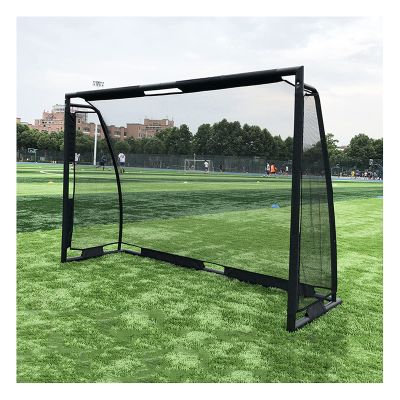 Soccer Goals Hua Children's Adult Sports Football Goal, Outdoor Portable Football Training Equipment, Steel Football Goal with Pop-up Net, 180x120x60cm