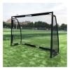 Soccer Goals Hua Children's Adult Sports Football Goal, Outdoor Portable Football Training Equipment, Steel Football Goal with Pop-up Net, 180x120x60cm view 1