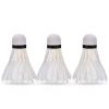 Cyrank Durable Badminton Shuttlecock Training, Badminton Birdies Outdoor - Pack of 3, Badminton Shuttlecocks Feather for Outdoor Indoor Ball Sport Training Entertainment view 1