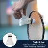 Cyrank Durable Badminton Shuttlecock Training, Badminton Birdies Outdoor - Pack of 3, Badminton Shuttlecocks Feather for Outdoor Indoor Ball Sport Training Entertainment view 2
