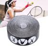 CUTULAMO Racket Tape,PU Material Tennis Racquet Guard,Non Slip Tennis Racket Tape,Lightweight Racket Protector,Racket Tape for Tennis Racket 5m/16.4ft (Black) view 4