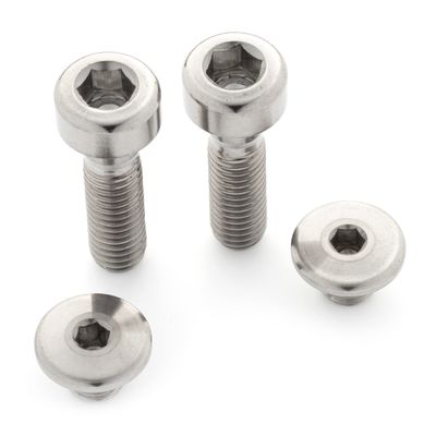 Titanium Brake Hardware Kit | Shimano XTR/XT/SLX/Deore (Natural Ti)