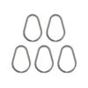 XS Scuba Tear Drop Split Rings - 5 Pack view 2