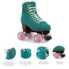 BTFL Pro Roller Skates Women, Kids & Men -Teal, Suede Boot- Indoor, Outside, Rink, & Rhythmic Roller Skating. Black, Blue, Gray, Green, Pink, White (Liam Pro, US Womens: 10 / US Mens: 8,5) view 2