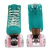 BTFL Pro Roller Skates Women, Kids & Men -Teal, Suede Boot- Indoor, Outside, Rink, & Rhythmic Roller Skating. Black, Blue, Gray, Green, Pink, White (Liam Pro, US Womens: 10 / US Mens: 8,5) view 4