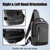 Graystill Pistol Soft Case, Pistol Crossbody Bag Chest Pack, Shooting Bags for Handguns Concealed Carry Gun Chest bag, Tactical Sling Bag for right handed person view 4