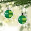University of North Texas Snowflake Christmas Tree Ornament Decoration for Tree Party Home Holiday Decor (University of North Texas 2) view 4