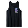 10th Mountain MTN Division Patch Veteran Black Tank Top view 1