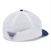 Columbia Unisex PFG Fish Flag Mesh Ball Cap - Mid, Carbon/White/Cool Green, Large/X-Large view 2