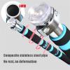 Chin Up Bar Adjustable Door Pull-up Bar, 72-170CM Stainless Steel Fitness Horizontal Bar with Safety Locking Mechanism and Screw Fixing Assembly (Size : 125-170CM) view 3
