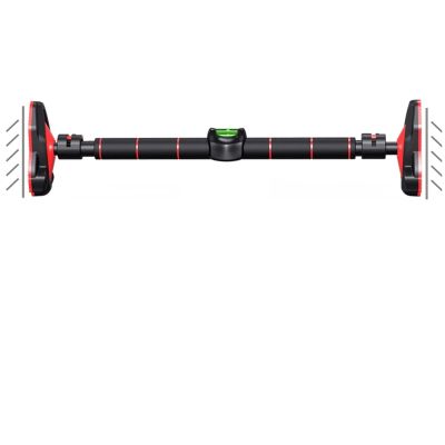 Chin Up Bar Portable Door Pull-up Bar, 70-150CM Adjustable Indoor Wall Fitness Horizontal Bar, Safety Load 300kg (Size : 96-135CM)