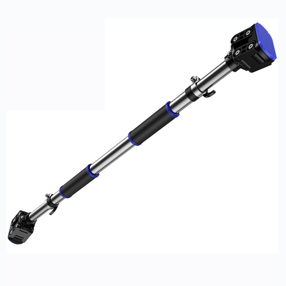 Chin Up Bar Portable Door Pull-up Bar, Screwless Wall-Mounted Home Gym Strength Training Equipment Steel Horizontal Bar, 72-170CM (Size : 72-92CM)