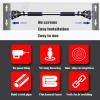 Chin Up Bar Portable Door Pull-up Bar, 70-170cm Height-Adjustable Steel Horizontal Bar, Strength Training Equipment for Adults & Kids, Load 300kg (Size : 72-92CM) view 3