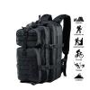UOOD Hiking Backpack, Waterproof Travel Bag Unisex Outdoor Camping Mountaineering Walking for Backpacking, Hiking, Running, Cycling, and Climbing High Capacity (Color : Black) view 2