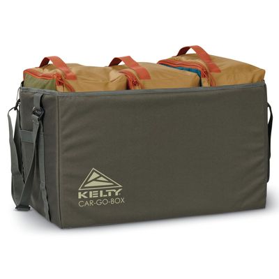 Kelty CAR-GO-Box  Camping, Tailgating, Travel Organization Kit for Trucks, Vans, SUVs, Cars  Color Coded Packing Cubes, Rugged Fabric, 45L