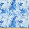 QT Fabrics Fusion II Wave Ice Blue, Fabric by the Yard view 1