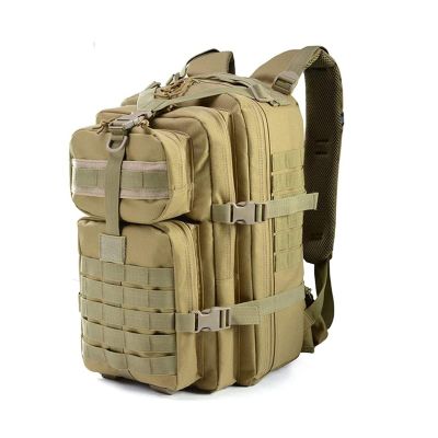 UOOD Hiking Backpack, Waterproof Travel Bag Unisex Outdoor Camping Mountaineering Walking for Backpacking, Hiking, Running, Cycling, and Climbing High Capacity (Color : Khaki)