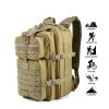 UOOD Hiking Backpack, Waterproof Travel Bag Unisex Outdoor Camping Mountaineering Walking for Backpacking, Hiking, Running, Cycling, and Climbing High Capacity (Color : Khaki) view 2