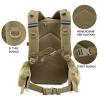 UOOD Hiking Backpack, Waterproof Travel Bag Unisex Outdoor Camping Mountaineering Walking for Backpacking, Hiking, Running, Cycling, and Climbing High Capacity (Color : Khaki) view 4