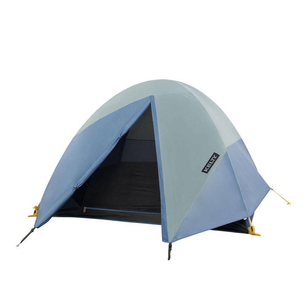 Kelty Discovery Element Camping Tent, 4 or 6 Person Storm Worthy Campsite Shelter, Fiberglass Poles, Pre-Attached Guylines, Stuff Sack Included (4 Person)
