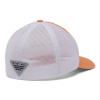 Columbia Unisex PFG Hooks Mesh Ball Cap - Low, Bright Nectar/Silver, Small/Medium view 2
