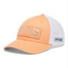 Columbia Unisex PFG Hooks Mesh Ball Cap - Low, Bright Nectar/Silver, Small/Medium view 4