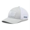 Columbia Unisex PFG Fish Flag Mesh Ball Cap - Mid, Cool Grey/White/US Fish Flag, Large/X-Large view 4