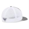 Columbia Unisex PFG Fish Flag Mesh Ball Cap - Mid, Titanium/White, Large/X-Large view 2