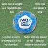 SWAX LAX Lacrosse Training Ball - Indoor Outdoor Practice Less Bounce & Rebounds (1 Shark) view 3