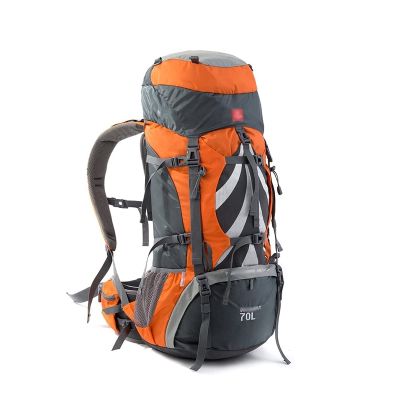 UOOD Trekking Rucksack, Hiking Backpack 70L,Mountaineering Backpack Waterproof with Rain Cover for Men Women,Travel Backpack for Camping Climbing Outdoor Sports High Capacity (Color : Orange)