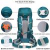 UOOD 50L Lightweight Hiking Backpack, Multi-Functional Water-Resistant Casual Camping Trekking Rucksack for Cycling Travel Climbing Mountaineer Outdoor Sport High Capacity (Color : Green) view 4