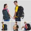 UOOD 40L Water Resistant Men Women Hiking Backpack Lightweight Outdoor Sports Traveling Rucksack Cycling Mountaineering Camping Walking Daypack High Capacity (Color : Khaki) view 2
