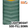 Kelty Galactic Down 30 Degree Sleeping Bag, 550 Fill Power RDS Trackable Down, Backpacking and Camping, Zip Together for 2P Sleeping Bag (Duck Green) view 3