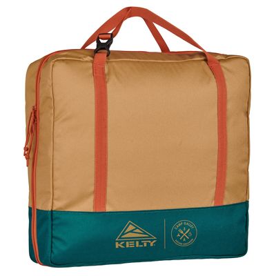 Kelty Camp Galley Camp Kitchen Organization Kit, Pockets, Compartments for Outdoor Cooking Essentials, Plastic, DULL GOLD/DEEP TEAL