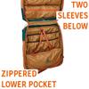 Kelty Camp Galley  Camp Kitchen Organization Kit, Pockets, Compartments for Outdoor Cooking Essentials, Plastic, DULL GOLD/DEEP TEAL view 4
