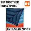 Kelty Galactic Down 30 Degree Sleeping Bag, 550 Fill Power RDS Trackable Down, Backpacking and Camping, Zip Together for 2P Sleeping Bag (Rooibos Tea) view 4