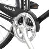 Tracer Osaka Hybrid Bikes for Men,Steel Frame,Nexus Internal 3/7 Speed,15-18 Inch,700c Wheels,Brown Seat Brown Grips, Road Bike,City Bike,Mens Bike,Multiple Colors view 4